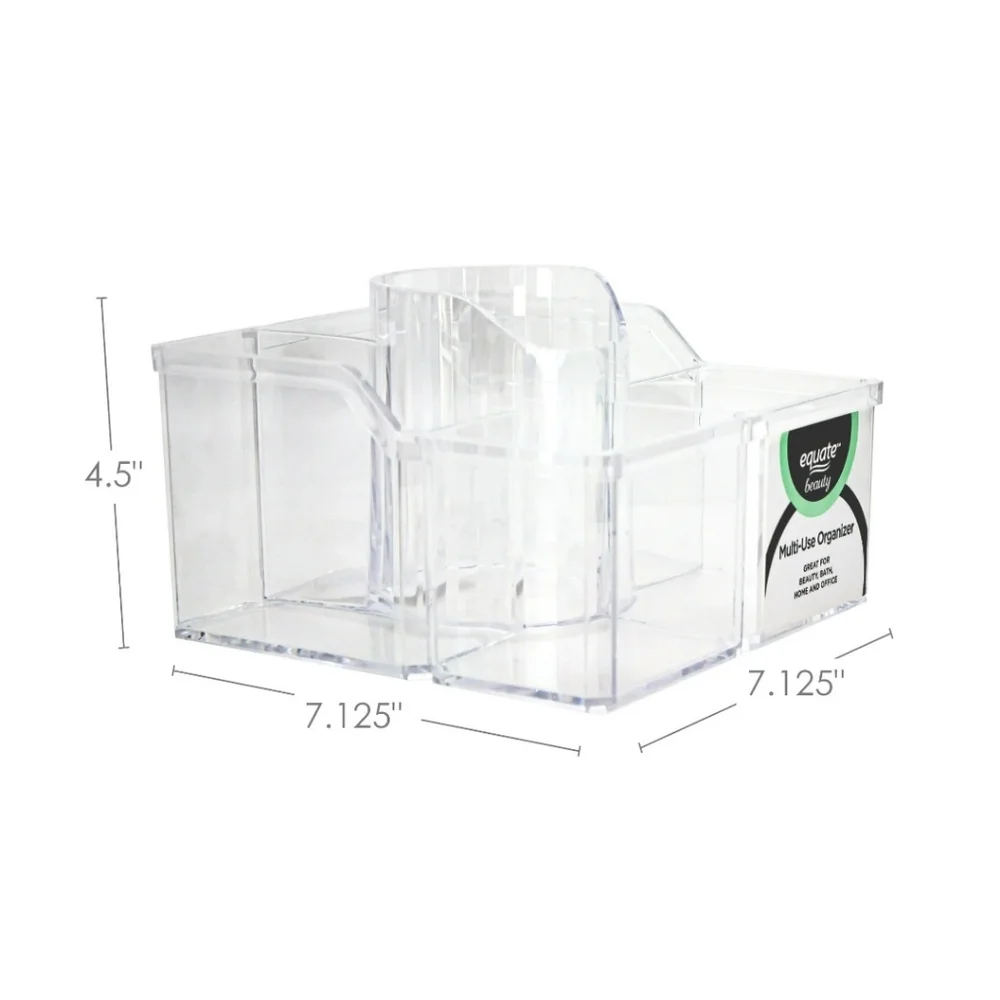 Multi-Use Clear Acrylic Desk Organizer
